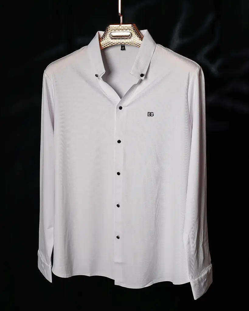 Korean Button-Down Collar Shirt
