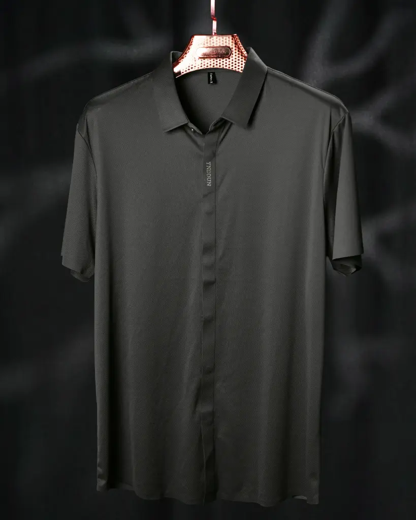 Short-Sleeve Premium Korean Imports with a Stitch-less, Wrinkle-Free